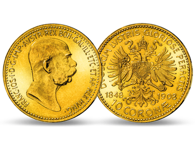 Österreich 10 Kronen 1908 '60-jährige Regentschaft von Franz Joseph'