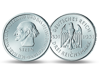 Weimarer Republik 3 Reichsmark 1931 