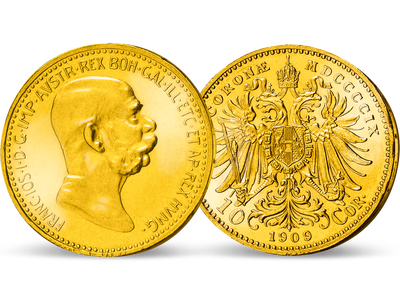 Die letzte 10-Kronen-Münze – Österreich Franz Joseph 1909-1912