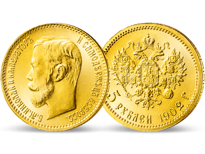 5-Rubel-Goldmünze 