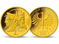 Die offiziellen deutschen 100-Euro-Goldmünzen ab 2023 