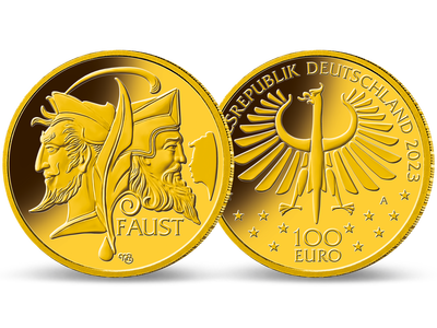 Die offizielle deutsche 100-Euro-Goldmünze 