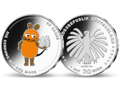 Offizielle deutsche 20-Euro-Silber-Gedenkmünze 2021 