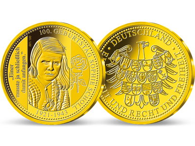 Gold-Jahresausgabe „100. Geburtstag Sophie Scholl“ 2021