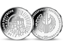 ++ Deutschlands erste 25-Euro-Münze ++