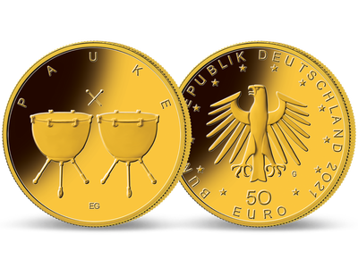 Bundesrepublik, Pauke, 50 Euro, 2021, st