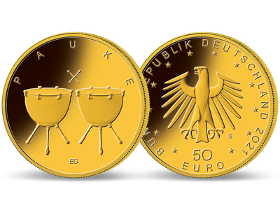 Die offizielle deutsche 50-Euro-Goldmünze 2021 