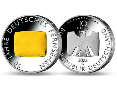 10 Euro Gedenkausgabe mit Teilvergoldung 