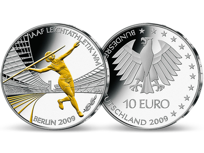 10-Euro Gedenkausgabe mit Teilvergoldung 