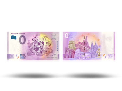 0-Euro-Banknote D100 - Mickey