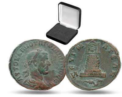 Fast 1800 Jahre alt – Zeugma Bronze 244-249 n. Chr. Philippus I.