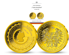 Ihre Startlieferung: die Haupt-Jahresausgabe „75 Jahre Deutschland“ in Gold 2024 aus der Münze Berlin