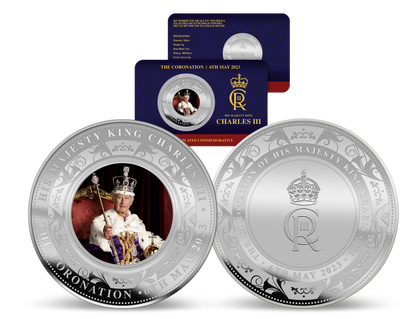 Gedenkausgabe "König Charles III. - Krönungs-Porträt" - Silber-Edition