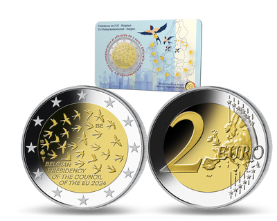 Belgien 2024: 2 Euro Gedenkmünze 