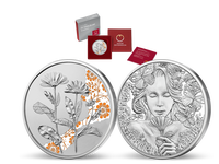 10 Euro-Silbermünzen-Serie „Sprache der Blumen“ – Start „Die Ringelblume“