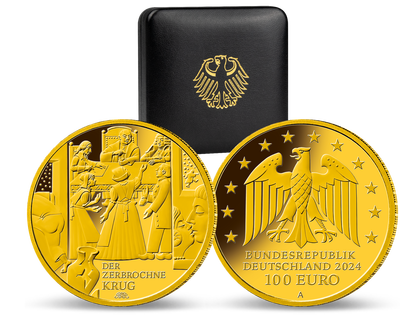 Deutschlands offizielle 100-Euro-Goldmünze 2024 