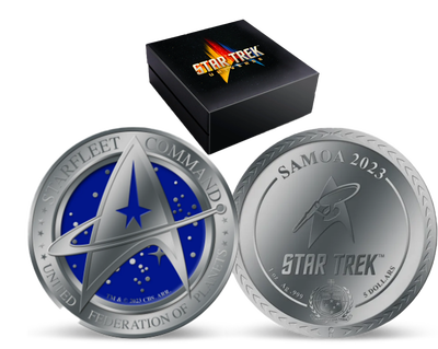 Monnaie en argent pur Starfleet command - Star Trek™
