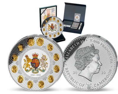 Monnaie 1 kilo argent Hommage à la Reine Elisabeth II