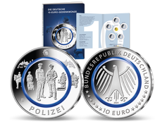 Die modernen 10-Euro-Gedenkmünzen ab 2019 in Stempelglanz: Start mit der Ausgabe 2024 