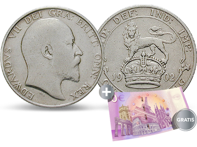 Stilikone und unterschätzter Regent – Großbritannien Shilling Edward VII.