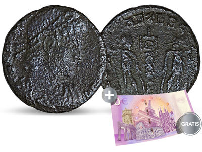 Original-Bronzemünze Römisches Reich 27 v. Chr. – 476 n. Chr.