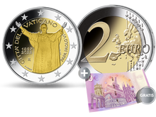Vatikan 2022: 2-Euro Gedenkmünze 