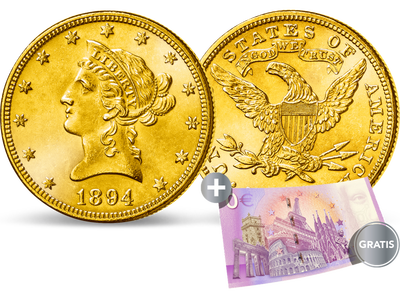 Der legendäre Gold Dollar Liberty" − USA 10 Dollar 1866-1907"