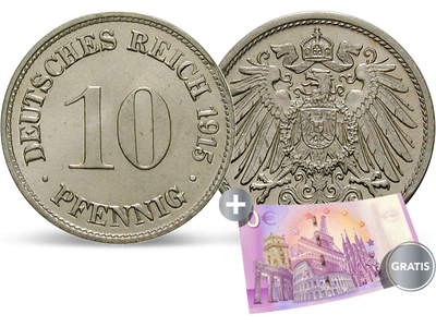 Deutsches Kaiserreich 10 Pfennig 1880-1916