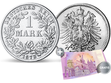 Die erste Silbermark des Deutschen Kaiserreiches