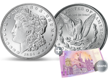 Der Morgan-Dollar gilt als eine der berühmtesten Silbermünzen der USA.