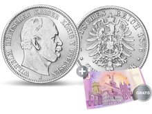 Die einzige 2-Mark-Münze von Kaiser Wilhelm I.