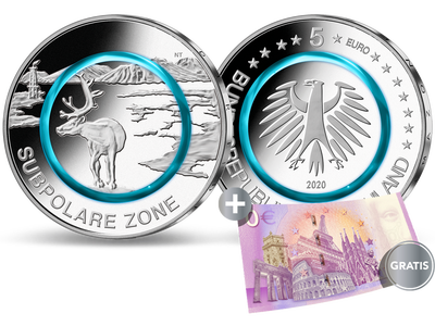5-Euro-Münze 2020, Prägezeichen A – Stempelglanz