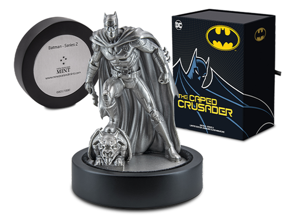 Die offizielle 3D-Silberminiatur „BATMAN™: REBIRTH“ 