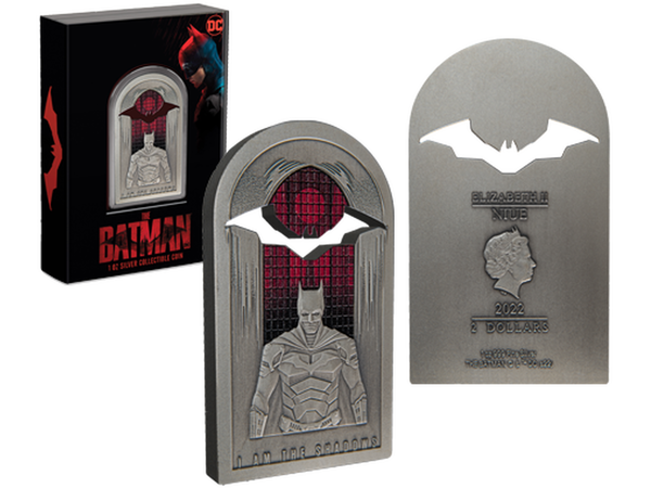 Die offizielle 1-Unzen-Feinsilber-Münze „The Batman™“