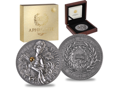 Monnaie 2 onces argent pur Aphrodite