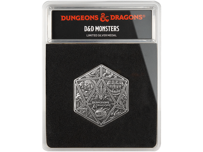 Die offizielle Dungeons & Dragons™ Monster Prägung mit Digital Farbdruck!