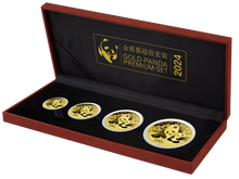 Gold-Panda-Jahressatz 2024 - Premium-Set mit einer Goldmünze gratis!