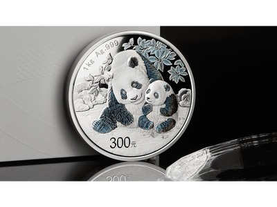 China 2024: 1 Kilo Riesen-Silbermünze 