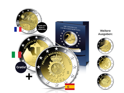Neuheiten-Kollektion 2024: 20 Jahre 2 Euro-Gedenkmünzen - Start: 2 für 1