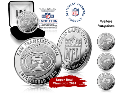 Offizielle Game Coins der NFL Teams - Start: Champion San Francisco 49ers