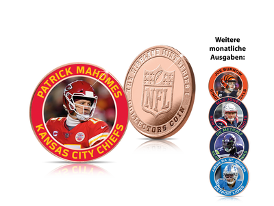 Die offiziellen Game Coins aller NFL Teams - Start mit dem Champion Kansas City Chiefs!