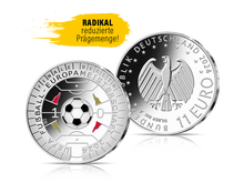 Die Münzsensation 2024 - Deutschlands erste 11-Euro-Gedenkmünze zur UEFA EURO 2024™ aus edlem Silber!