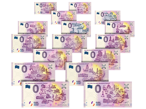 10er-Sets 0-Euro-Banknoten 