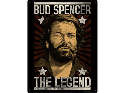 Bud Spencer - The legend - Blechschild 20 cm x 30 cm
