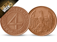Deutschlands einzige 4-Pfennig-Münze