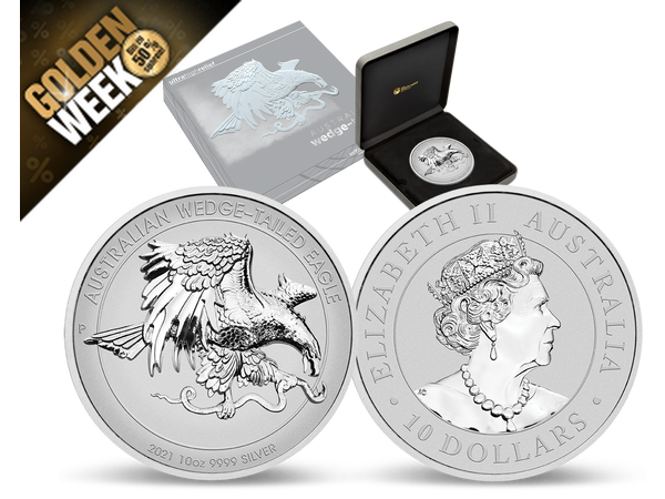 Australien 2021: Gigantische 10 Unzen-Silbermünze 