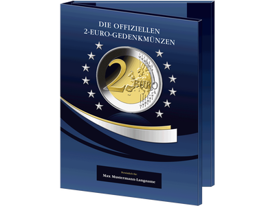 Sammelalbum für die offiziellen 2-Euro-Gedenkmünzen