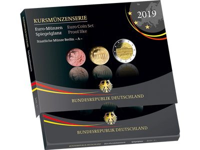 Die offiziellen deutschen Kursmünzensätze 2019