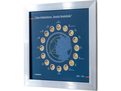 Präsentationsrahmen für die 2-Euro-Gedenkmünzen-Serien Bundesländer I und II