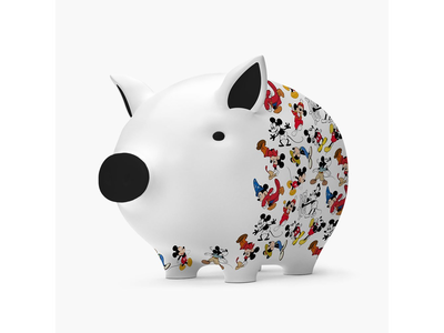 Tilly Pig - Mickey Mouse™ Piggy Bank